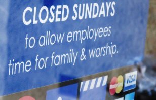 Closed on Sunday
